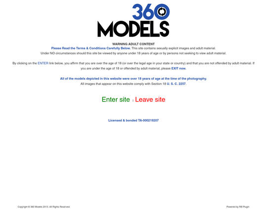 360 Models Agency - (DEFUNCT) Logo