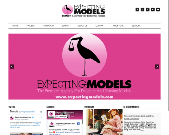 Expecting Models Logo