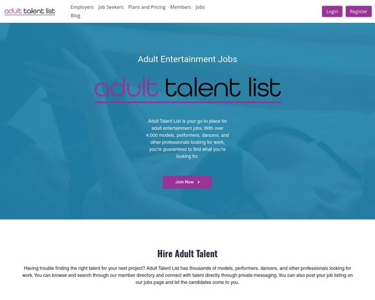 Adult Talent List Logo