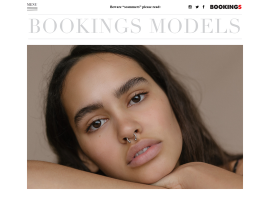 Bookings Model Agency Logo