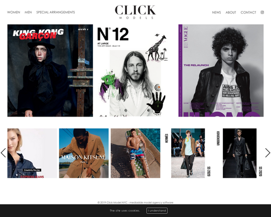Click Models Logo