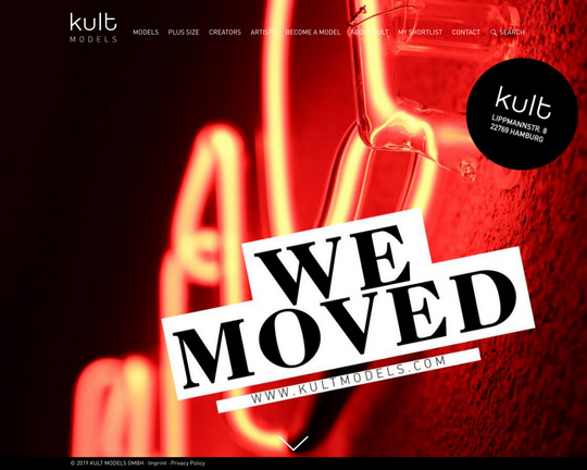 Kult Model Agency Logo