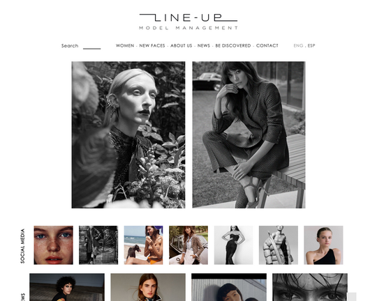 Line-Up Model Management Logo