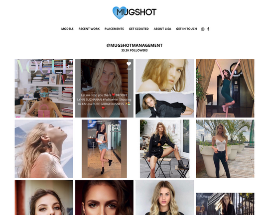 MUGSHOT Model Management Logo