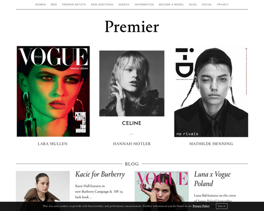 Premier Model Management Logo