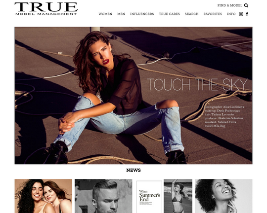 True Model Management Logo