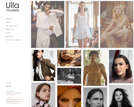 Ulla Models Logo