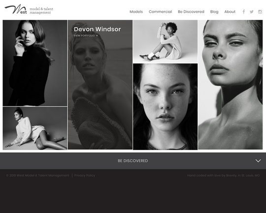 West Model Management Logo