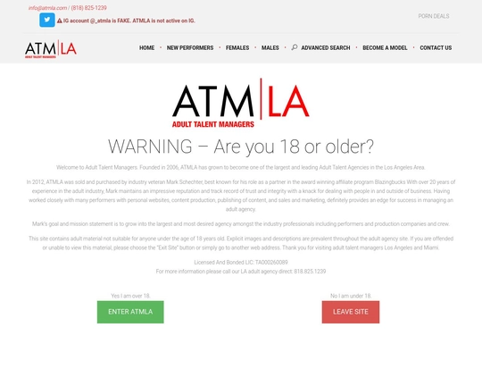 ATMLA (Adult Talent Managers) Logo