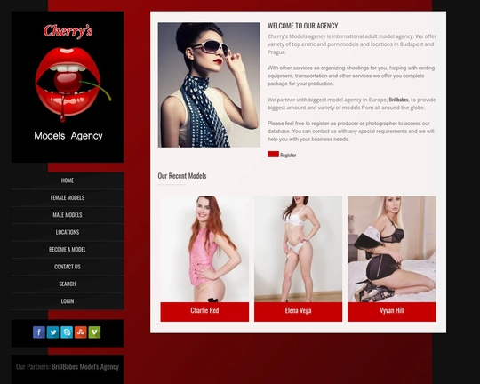 Cherry's Models Logo