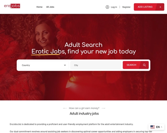 Ero Jobs - Erotic Job Board Logo
