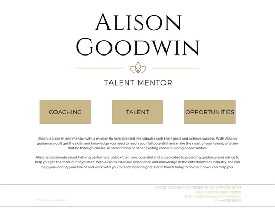 Goodwin Talent Agency Logo
