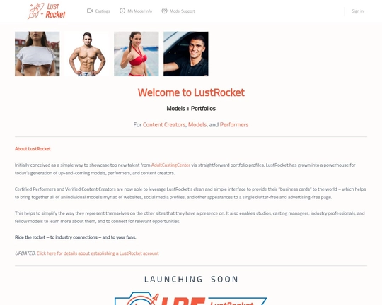 Lust Rocket Logo