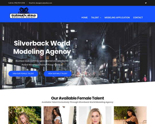 Silverback World Modeling Agency Logo