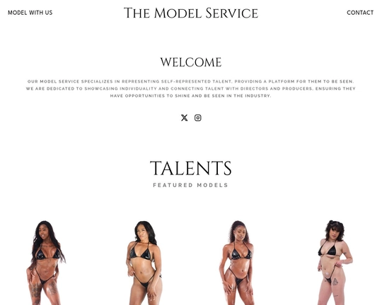 The Model Service Logo