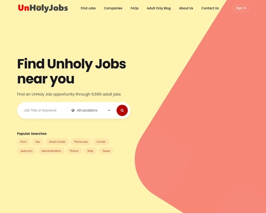 Unholy Jobs Logo