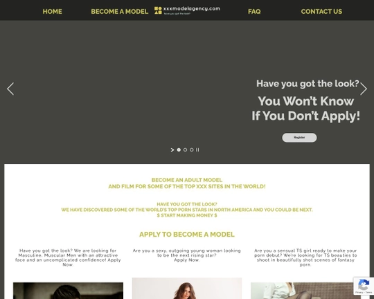 XXX Model Agency Logo
